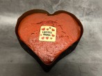 Red velvet hart cake afbeelding