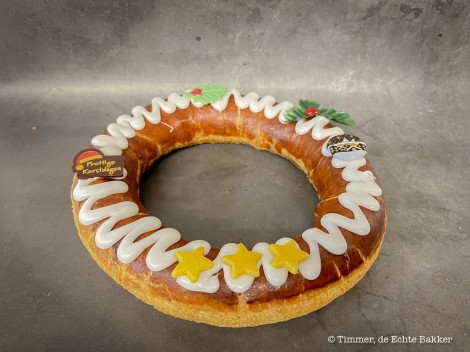 Kerstkrans roomboter/amandel